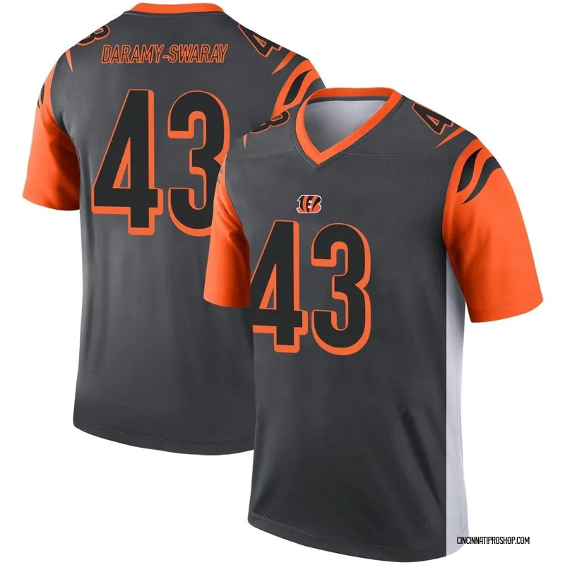 Men's Nike Cincinnati Bengals Abu Daramy-Swaray White Jersey - Game