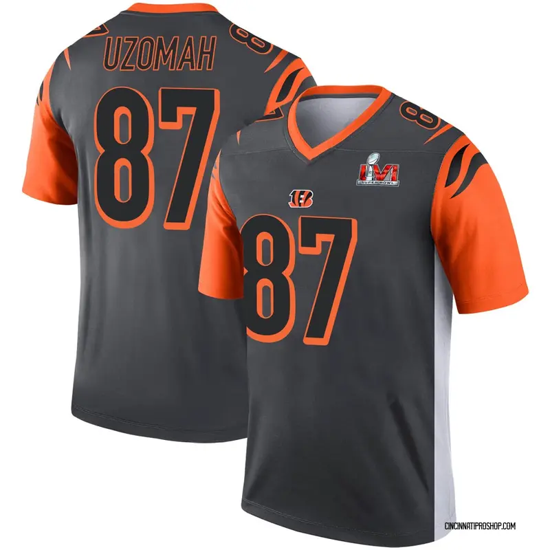 Men's C.J. Uzomah Cincinnati Bengals Legend Silver Super Bowl LVI