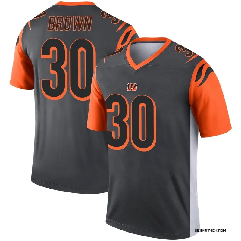 Chase Brown Cincinnati Bengals Nike Team Game Jersey - Black