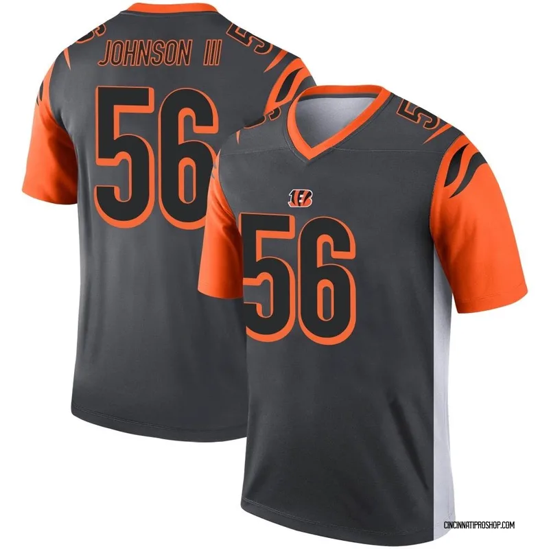 Orange Men's Trayvon Henderson Cincinnati Bengals Game Jersey