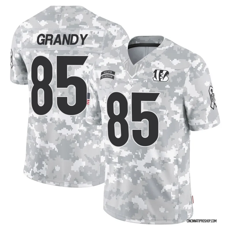 Arctic Camo Men's Cam Grandy Cincinnati Bengals Limited 2024 Salute to Service Jersey