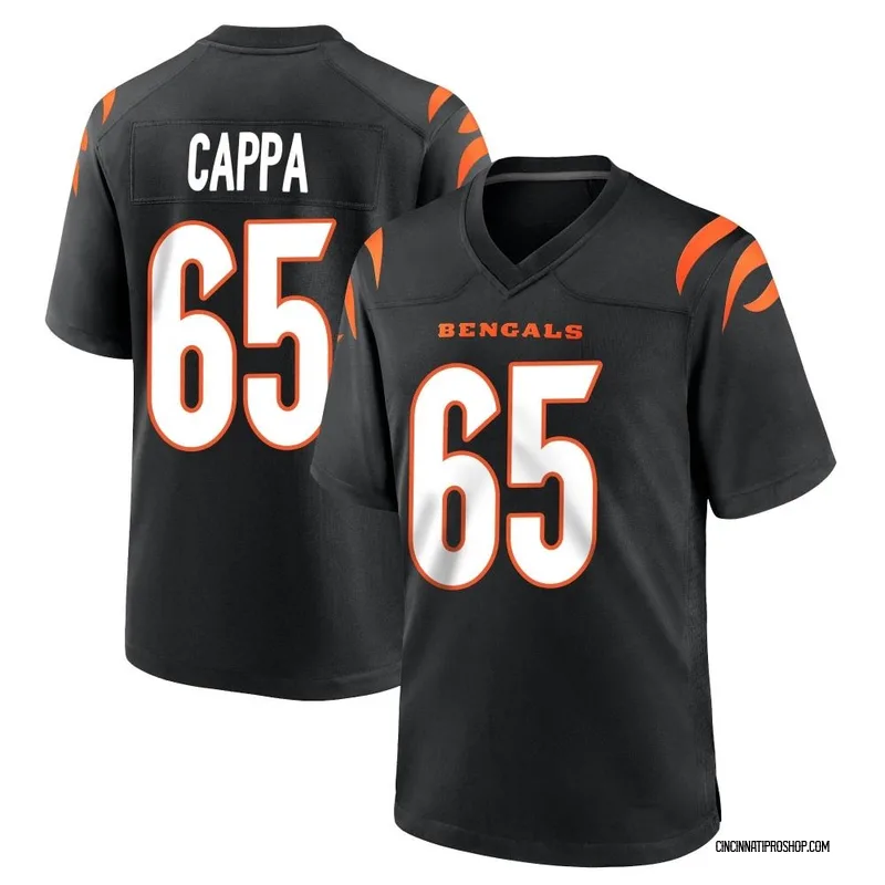 Alex Cappa Cincinnati Bengals Men's Black Backer Long Sleeve T-Shirt 