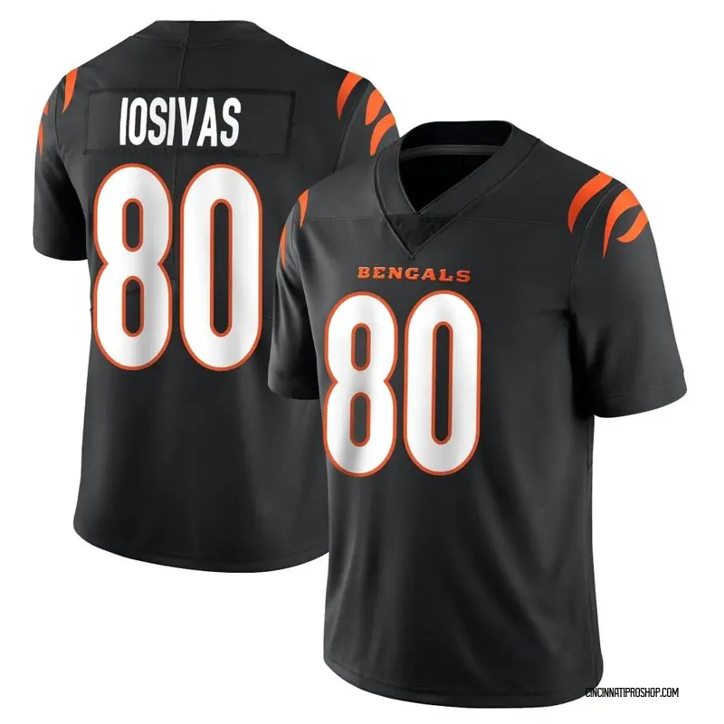 Black Men's Andrei Iosivas Cincinnati Bengals Limited Team Color Vapor  Untouchable Jersey