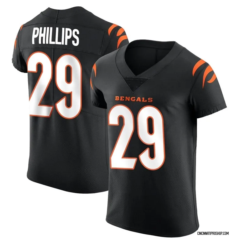 Black Women's Antonio Phillips Cincinnati Bengals Limited Reflective Jersey