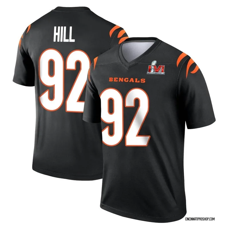 White Women's BJ Hill Cincinnati Bengals Game Super Bowl LVI Bound Jersey