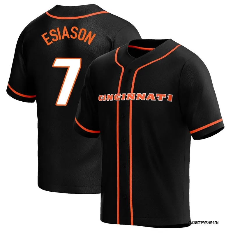 BOOMER ESIASON 7 Cincinnati Bengals Men Black Nylon Football