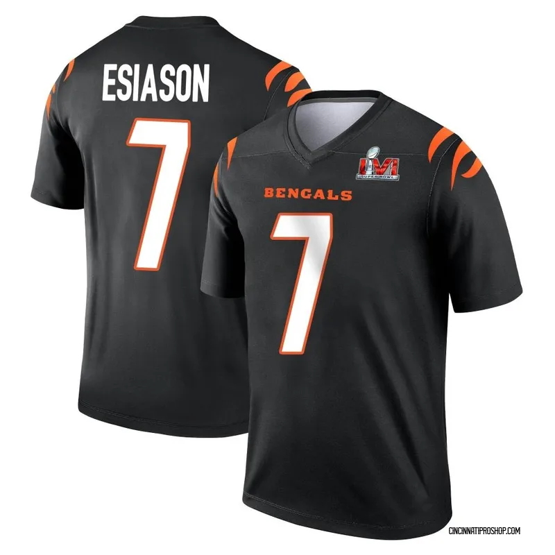 Men's Nike Cincinnati Bengals Boomer Esiason Orange Alternate Vapor  Untouchable Super Bowl LVI Bound Jersey - Elite