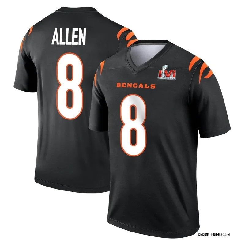 Men's Nike Joe Burrow Black Cincinnati Bengals Super Bowl LVI Bound Game  Fashion Jersey