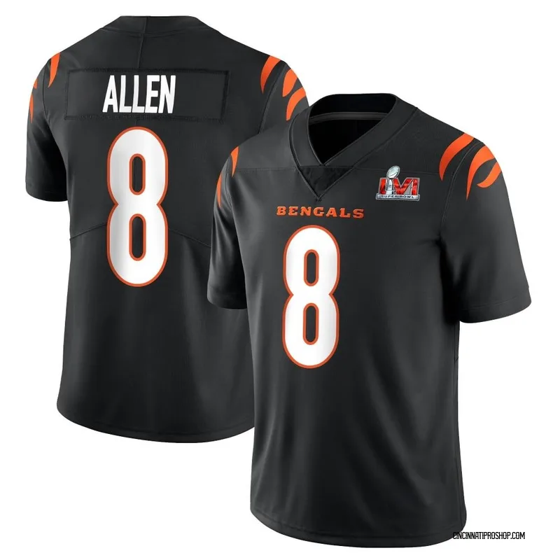 Men's Nike Cincinnati Bengals Brandon Allen Black Reflective Jersey -  Limited