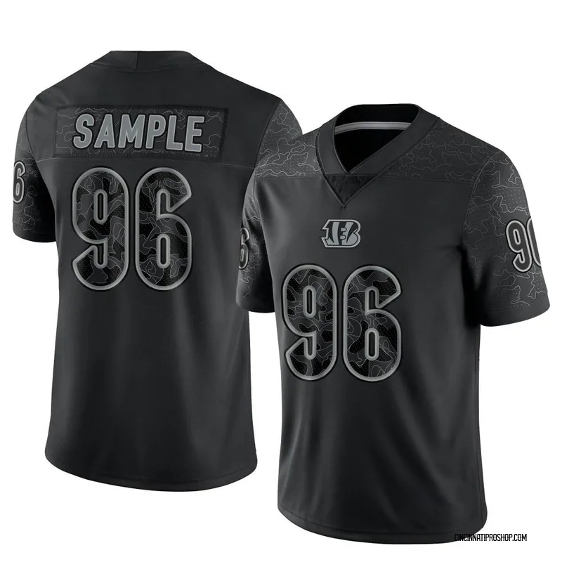 Cam Sample 96 Cincinnati Bengals Super Bowl LVII Champions Men Game Jersey  - Black - Bluefink