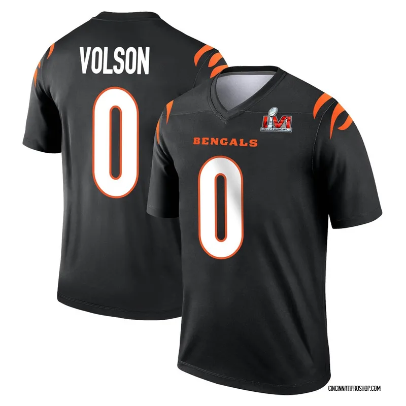 Cordell Volson 67 Cincinnati Bengals Super Bowl LVII Champions Men Game  Jersey - Black - Bluefink