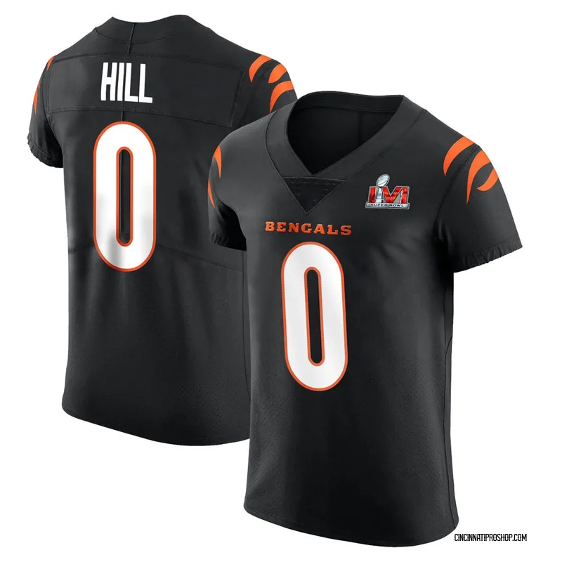 Bengals Daxton Hill Jersey Orange 23 Men's Vapor Untouchable Limited