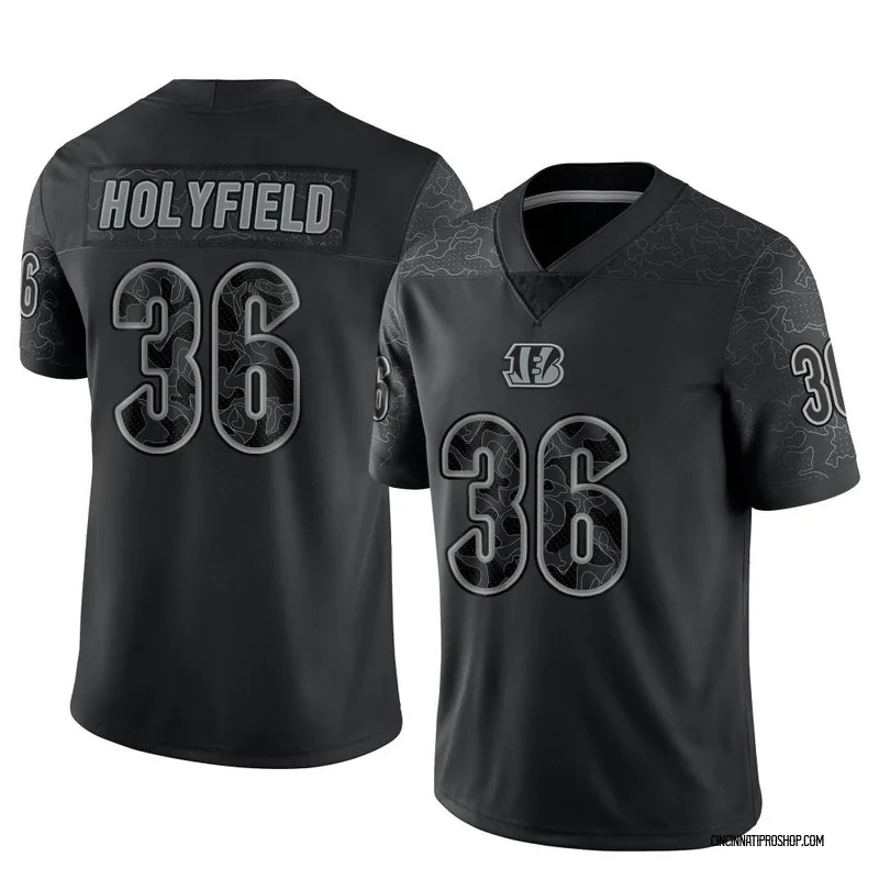 Elijah Holyfield Cincinnati Bengals Men's Orange Name & Number