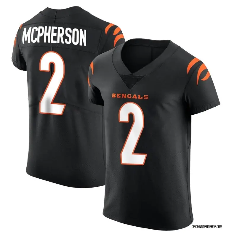 Nike Men's Cincinnati Bengals Evan McPherson #2 Reflective Black Limited  Jersey