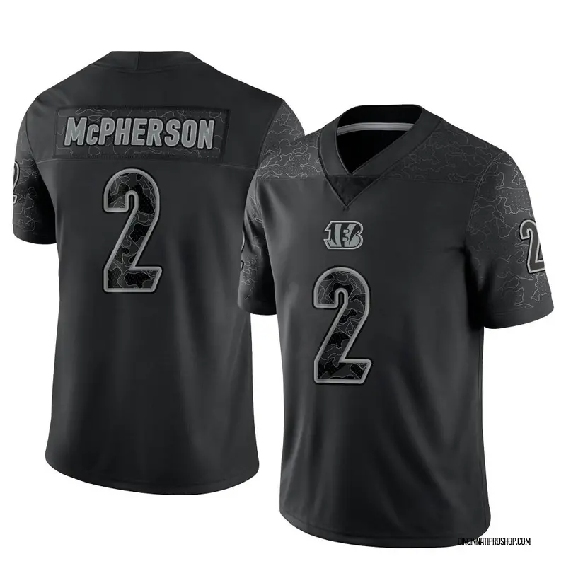 Nike Men's Cincinnati Bengals Evan McPherson #2 Reflective Black