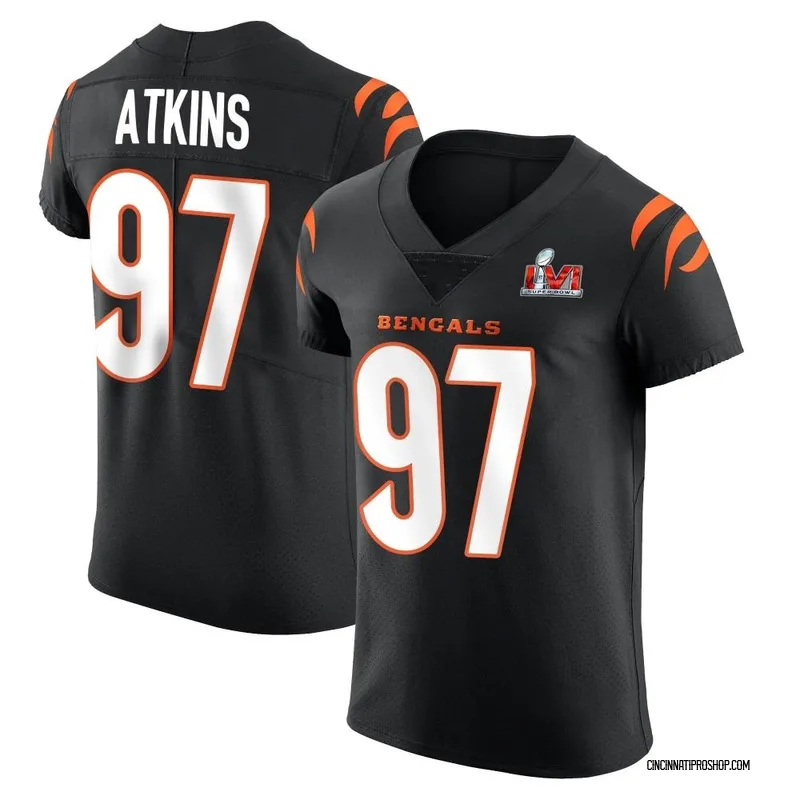 Black Men's Geno Atkins Cincinnati Bengals Elite Team Color Vapor