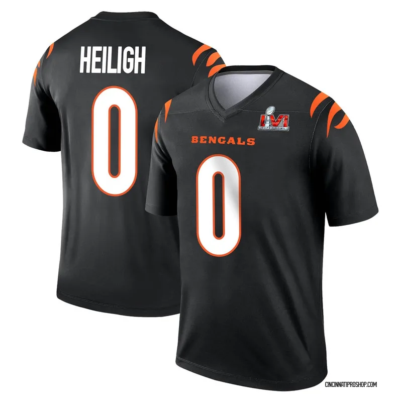 Orange Youth Jaivon Heiligh Cincinnati Bengals Game Super Bowl LVI Bound  Jersey