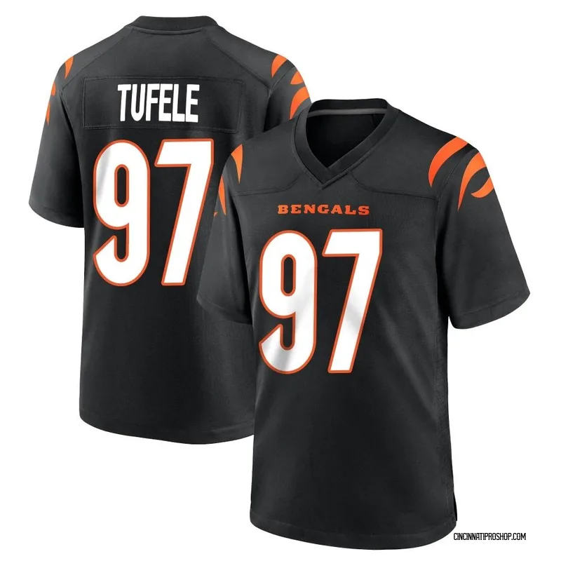 Orange Men's Jay Tufele Cincinnati Bengals Limited Vapor