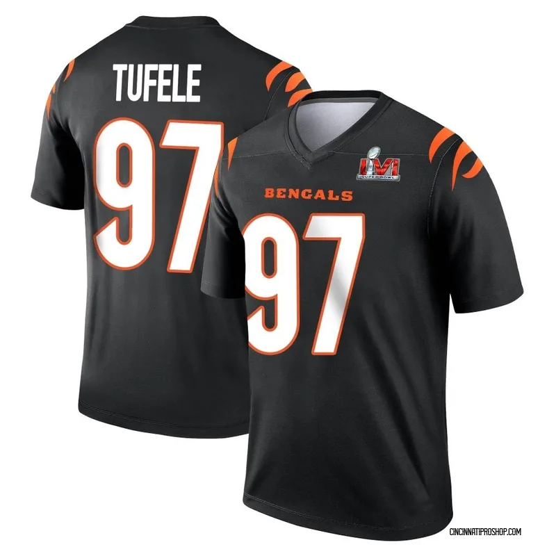 Men's Nike Ja'Marr Chase Black Cincinnati Bengals Super Bowl LVI Bound Game  Fashion Jersey