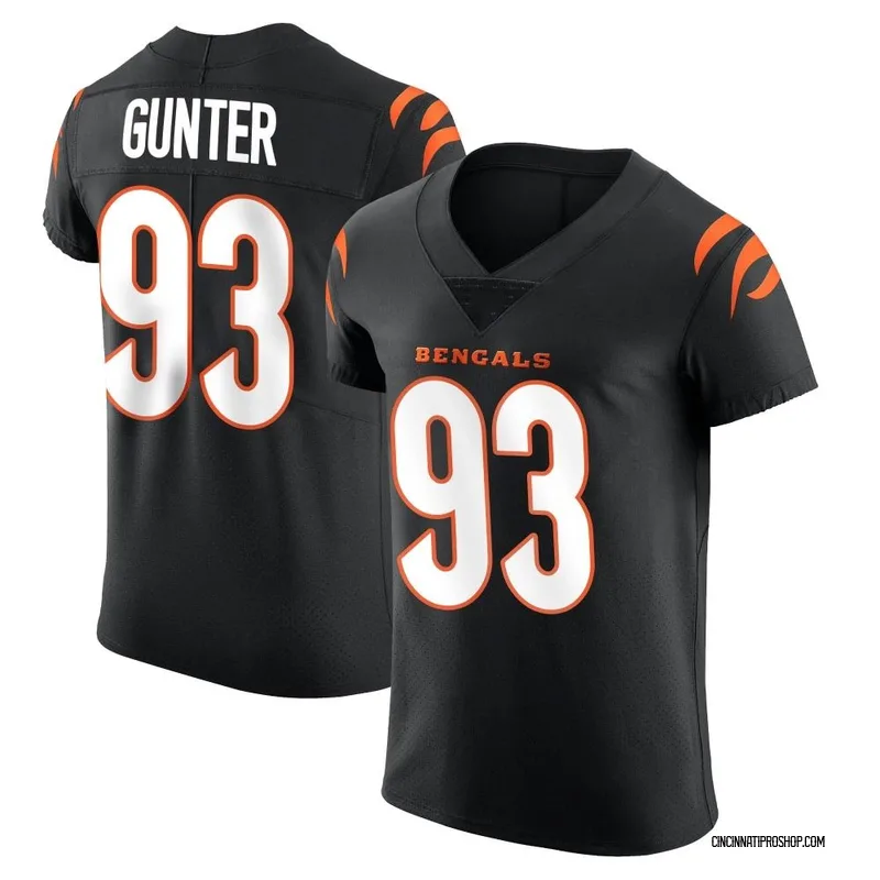 Jeff Gunter 93 Cincinnati Bengals Super Bowl LVII Champions Men Game Jersey  - White - Bluefink