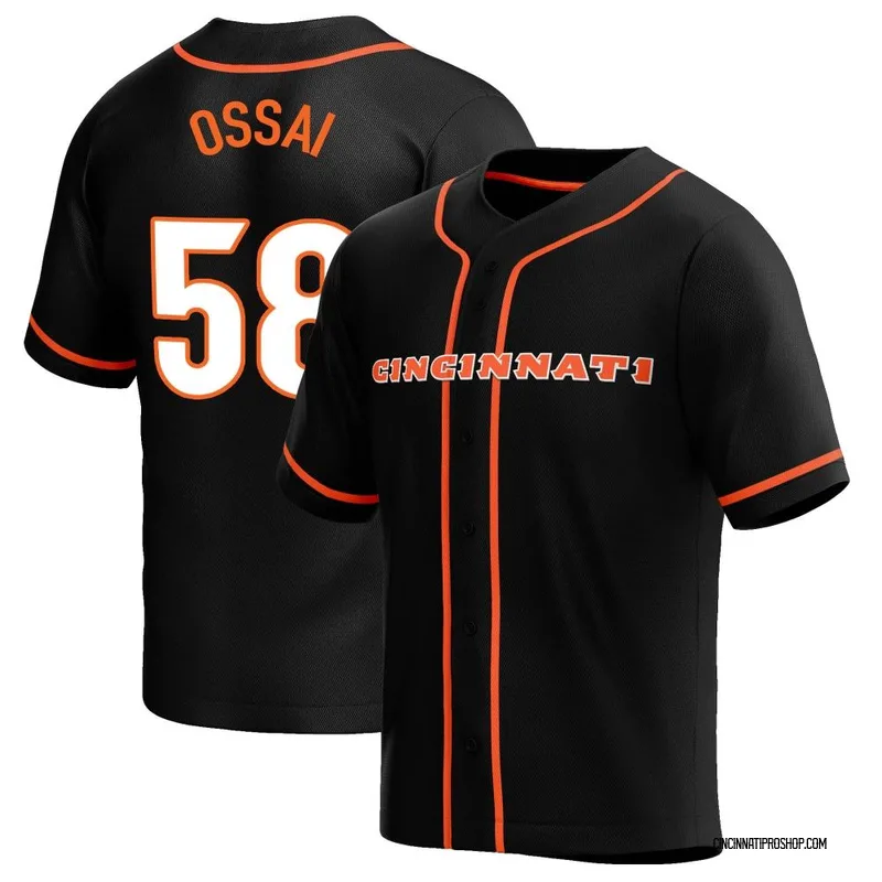 Joseph Ossai Cincinnati Bengals Men's Black Name & Number Logo T