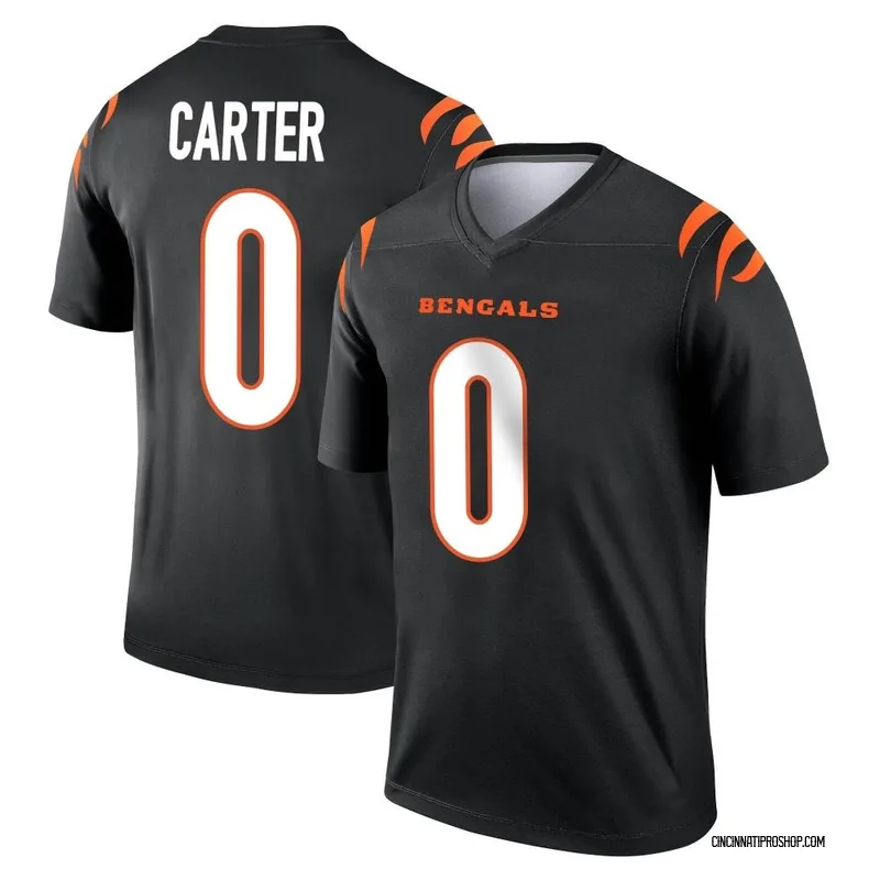 White Women's Malachi Carter Cincinnati Bengals Limited Color Rush Vapor  Untouchable Jersey