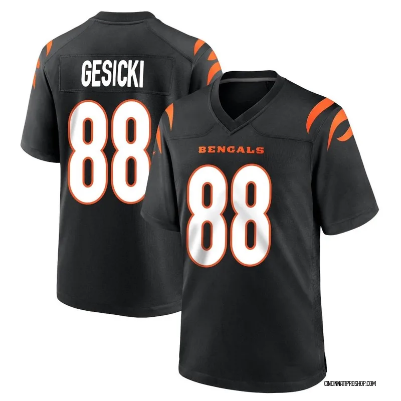 Black Men's Mike Gesicki Cincinnati Bengals Game Team Color Jersey