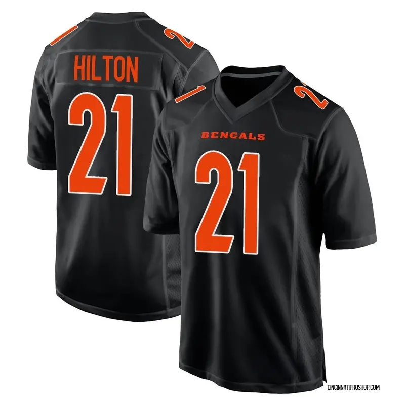 Black Men's Mike Hilton Cincinnati Bengals Game Fashion Jersey