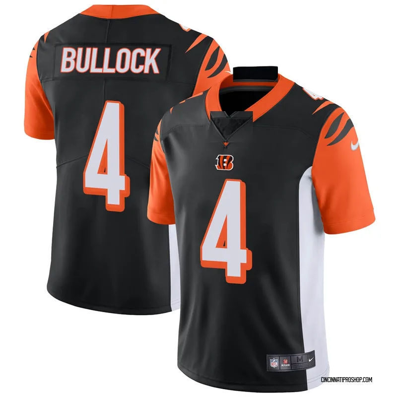 Black Men's Randy Bullock Cincinnati Bengals Limited Team Color