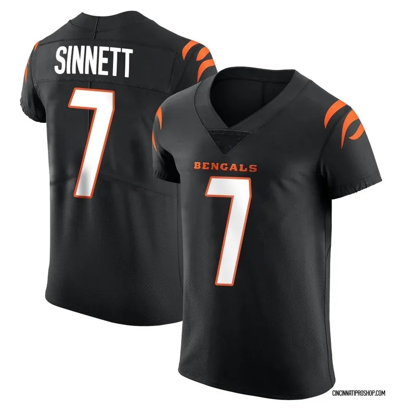 Black Men's Reid Sinnett Cincinnati Bengals Elite Team Color Vapor Untouchable Jersey