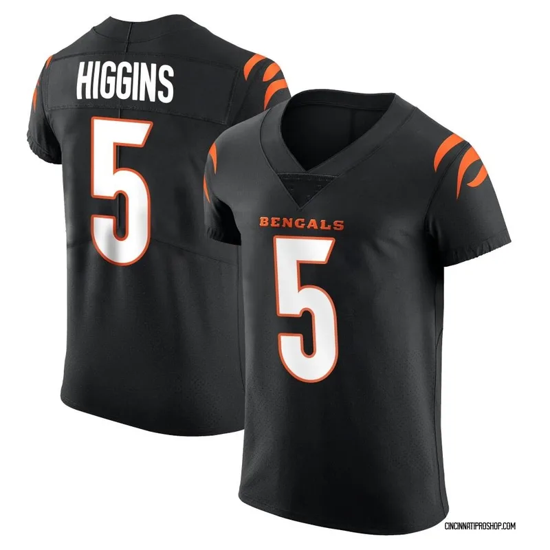 Black Youth Tee Higgins Cincinnati Bengals Game Team Color Jersey