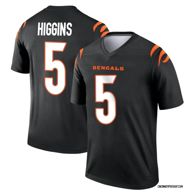 Black Men's Tee Higgins Cincinnati Bengals Legend Jersey