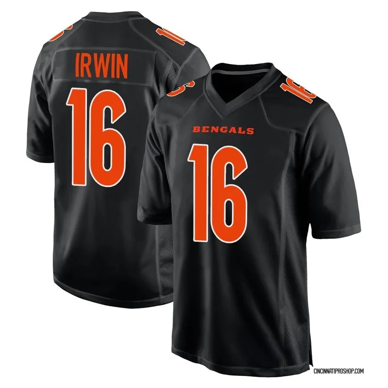 Orange Men's Trenton Irwin Cincinnati Bengals Elite Alternate Vapor  Untouchable Jersey