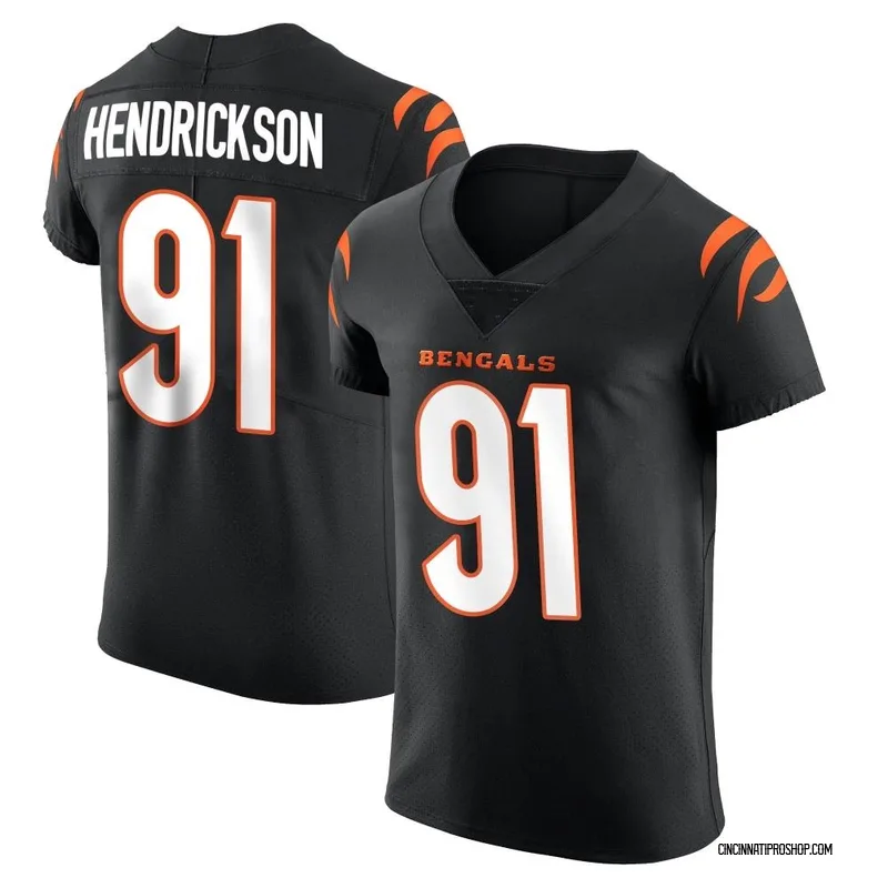 Men's Nike Trey Hendrickson Black Cincinnati Bengals Team Game Jersey