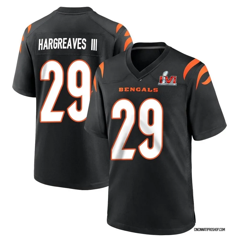 Men's Nike Black Cincinnati Bengals Super Bowl LVI Game Custom Jersey