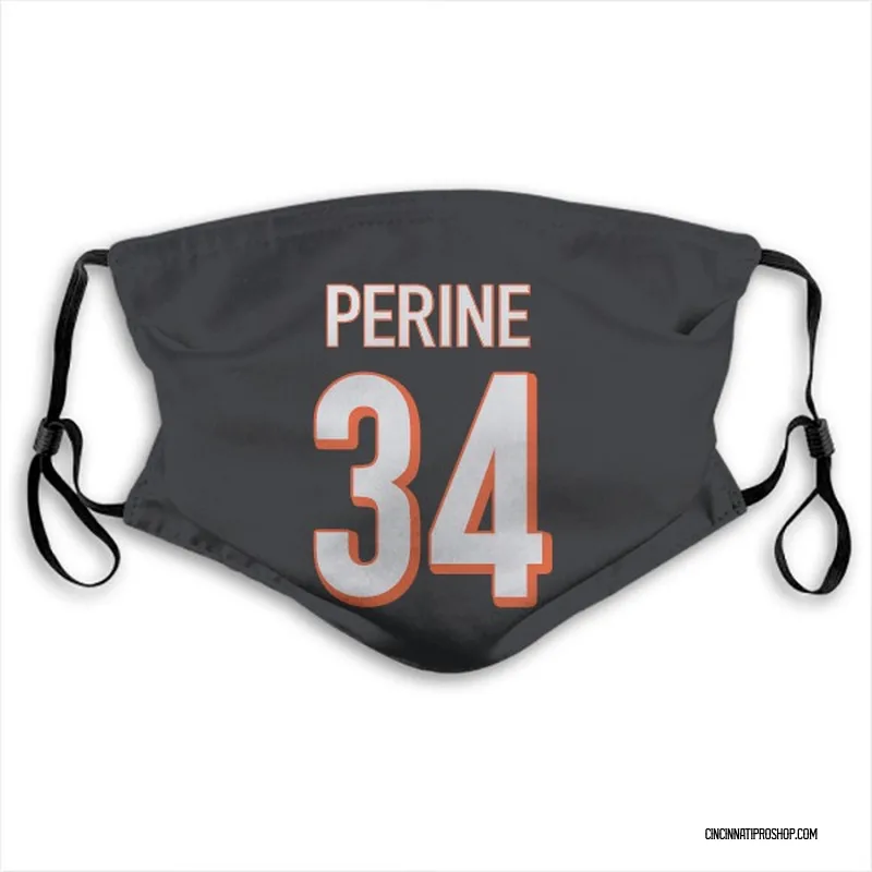 Samaje Perine Jersey #34 Cincinnati Bengals White Game