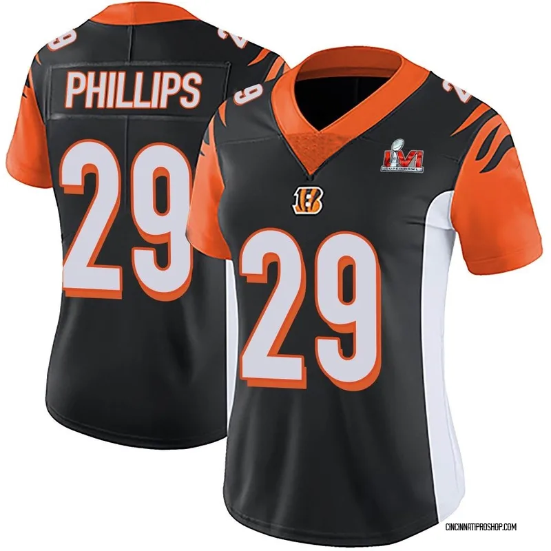 Black Women's Antonio Phillips Cincinnati Bengals Limited