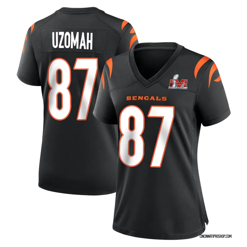 White Women's C.J. Uzomah Cincinnati Bengals Limited Color Rush Vapor  Untouchable Super Bowl LVI Bound Jersey