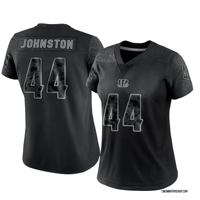 Women's Cincinnati Bengals Clay Johnston Nike Black Game Jersey