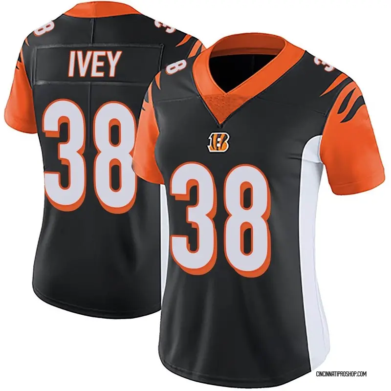 DJ Ivey Men's Nike White Cincinnati Bengals Game Custom Jersey Size: Extra Large