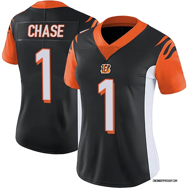 Black Women's Ja'Marr Chase Cincinnati Bengals Limited Team Color