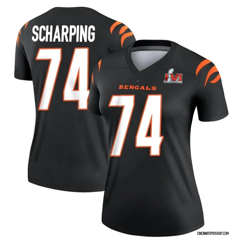 Black Women's Max Scharping Cincinnati Bengals Limited Reflective Jersey