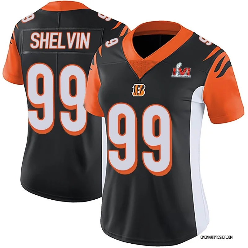 Men's Tyler Shelvin Cincinnati Bengals Legend Silver Super Bowl LVI Bound  Jersey