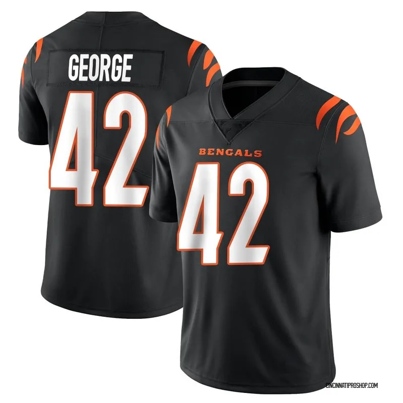 Black Youth Allan George Cincinnati Bengals Limited Team Color Vapor  Untouchable Jersey