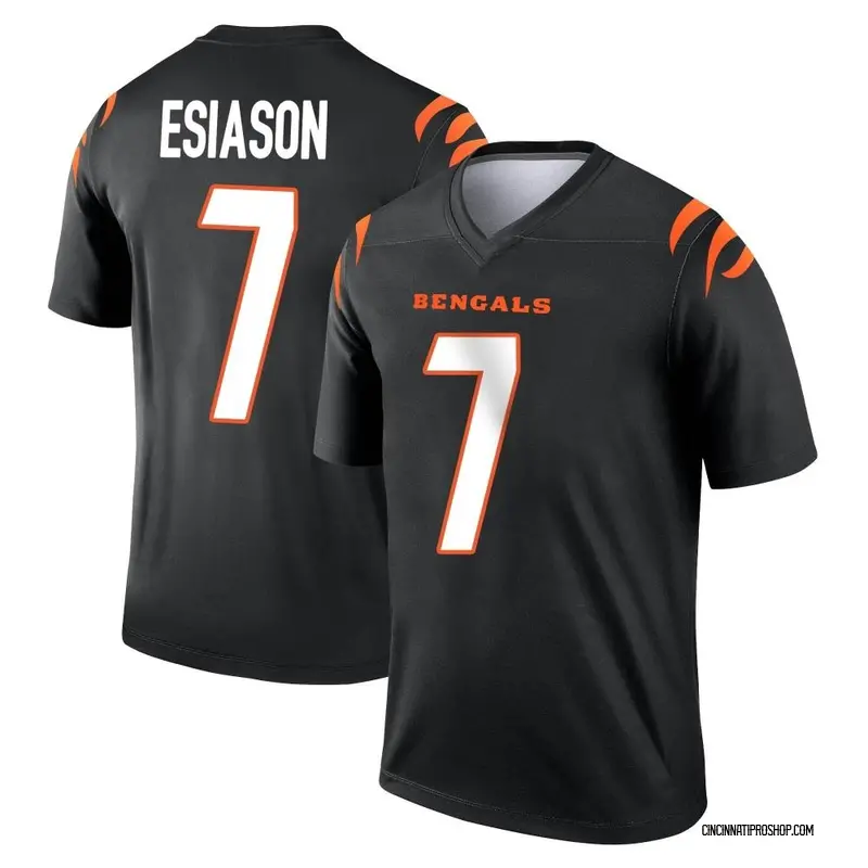 Black Youth Boomer Esiason Cincinnati Bengals Legend Jersey