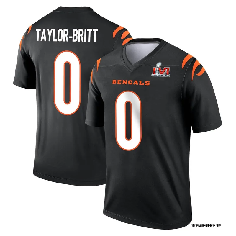 Men's Nike Evan McPherson Black Cincinnati Bengals Super Bowl LVI Bound  Game Fashion Jersey