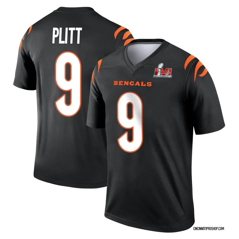 White Men's Drew Plitt Cincinnati Bengals Game Super Bowl LVI Bound Jersey