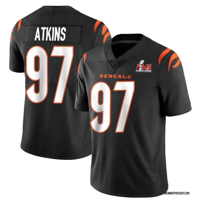 Black Youth Geno Atkins Cincinnati Bengals Limited Team Color