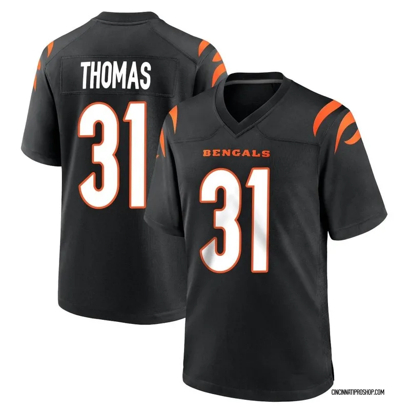 Black Youth Michael Thomas Cincinnati Bengals Game Team Color Jersey