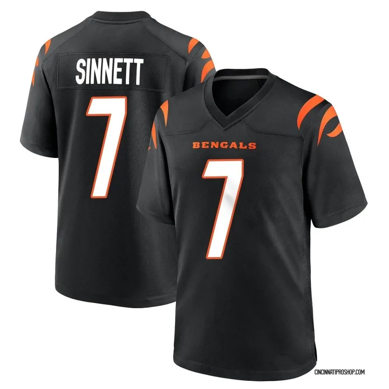 Black Youth Reid Sinnett Cincinnati Bengals Game Team Color Jersey